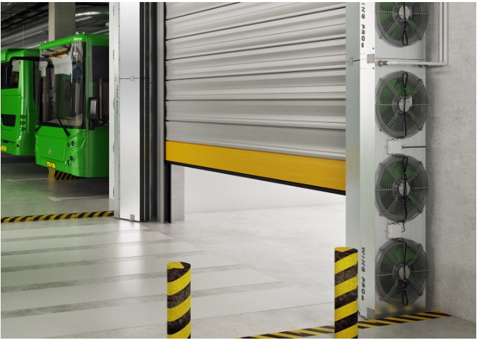 монтаж теплової завіси Wing PRO wing монтаж теплової завіси Wing PRO фото